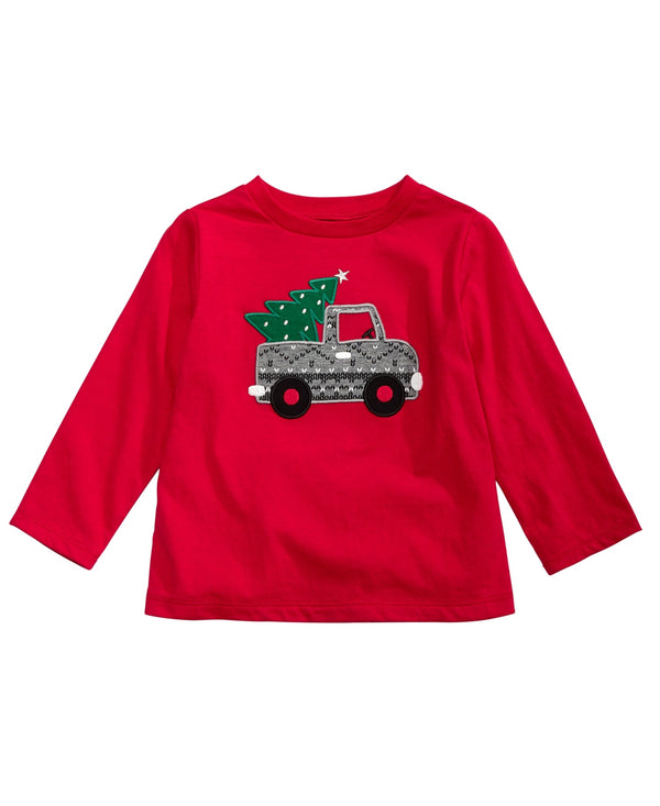 First Impressions Infant Boys Tree Truck Print Cotton T-shirt