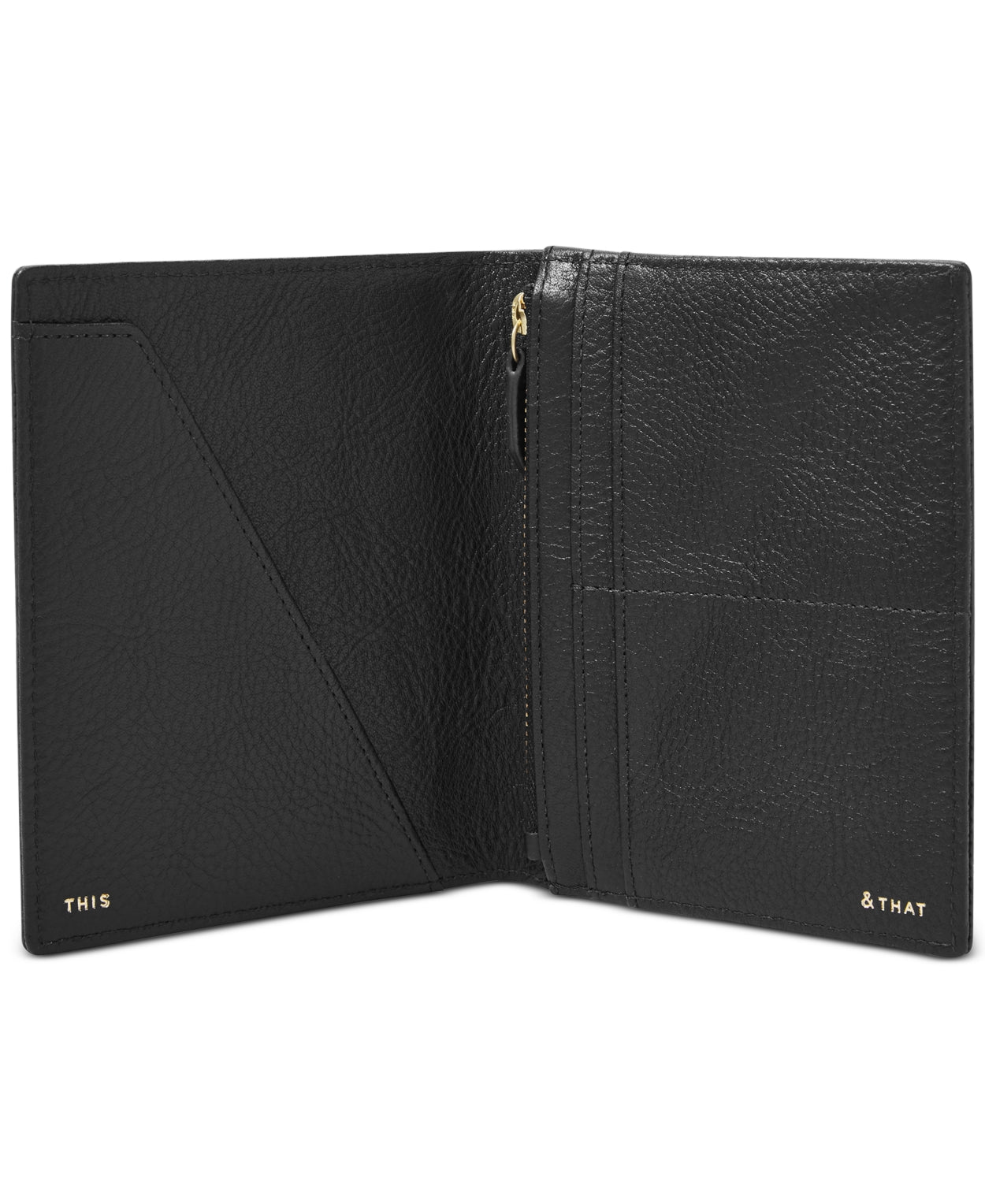 Fossil Womens Leather Travel Passport Case