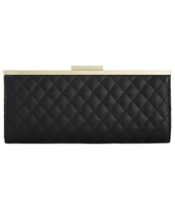 INC International Concepts Womens Carolyn Quilted Clutch