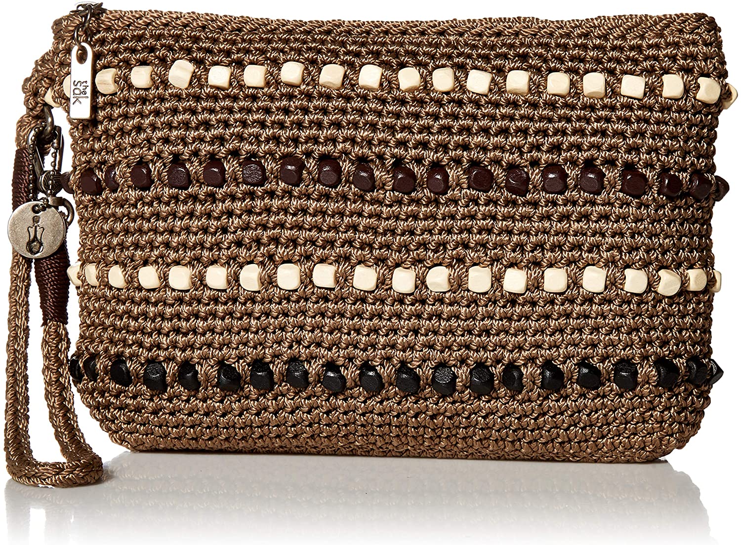 The Sak Womens Sayulita Crochet Wristlet