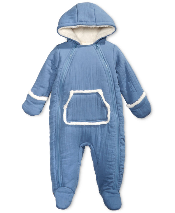 First Impressions Unisex Baby Hooded Footed Bunting Snowsuit