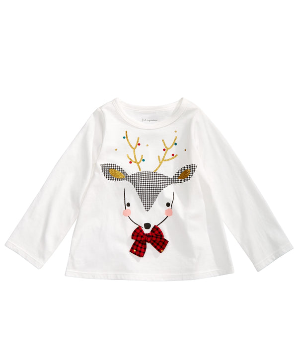 First Impressions Infant Boys Reindeer Applique T-Shirt