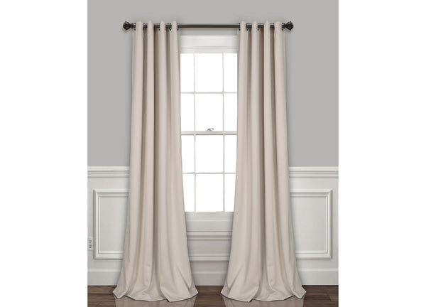 Lush Decor Curtains Grommet With Insulated Blackout Lining Pair Window Panel