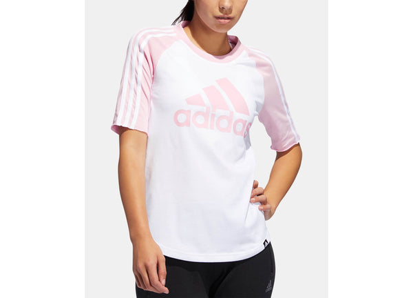 adidas Womens Badge Of Sport Logo Baseball T-Shirt