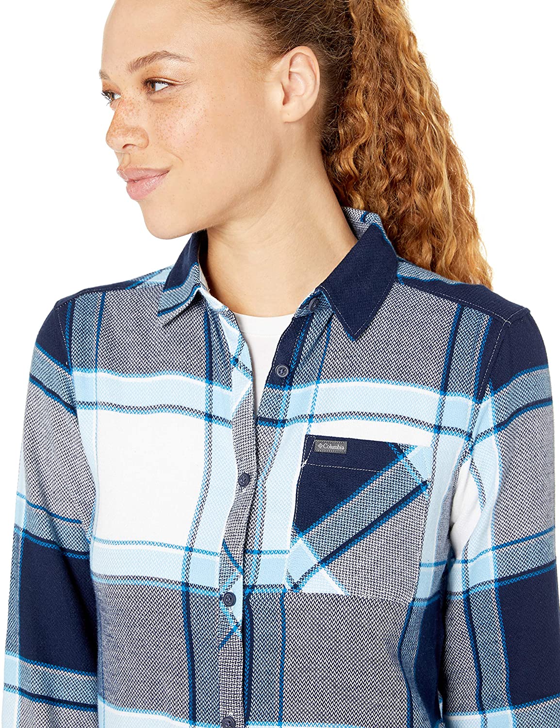 Columbia Womens Petite Simply Put II Flannel Shirt