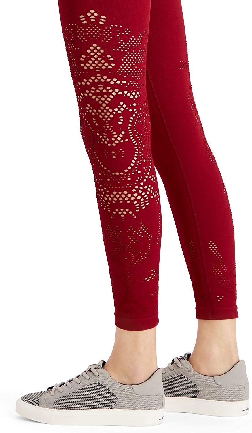 Ideology Womens Seamless Perforated High Rise Leggings