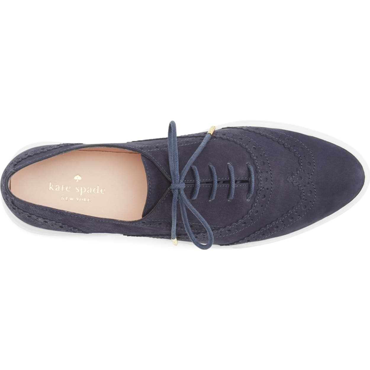 Kate Spade New York Womens Catlyn Suede Oxford Shoes