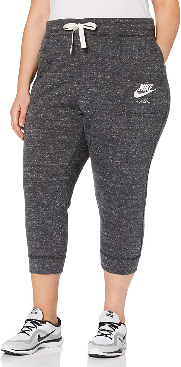 Nike Womens Plus Size Gym Vintage Capri Pants Color Grey