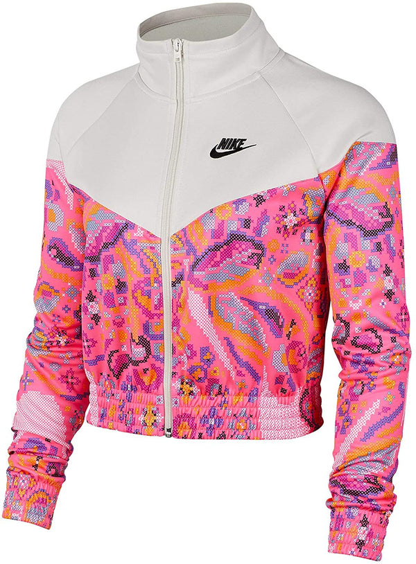 Nike Womens Printed Cropped Jacket