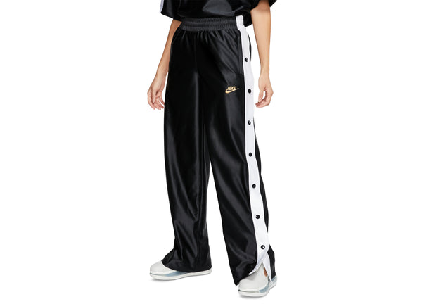 Nike Womens NSW Popper Pant Ci9972-010, Black/White/White, Medium