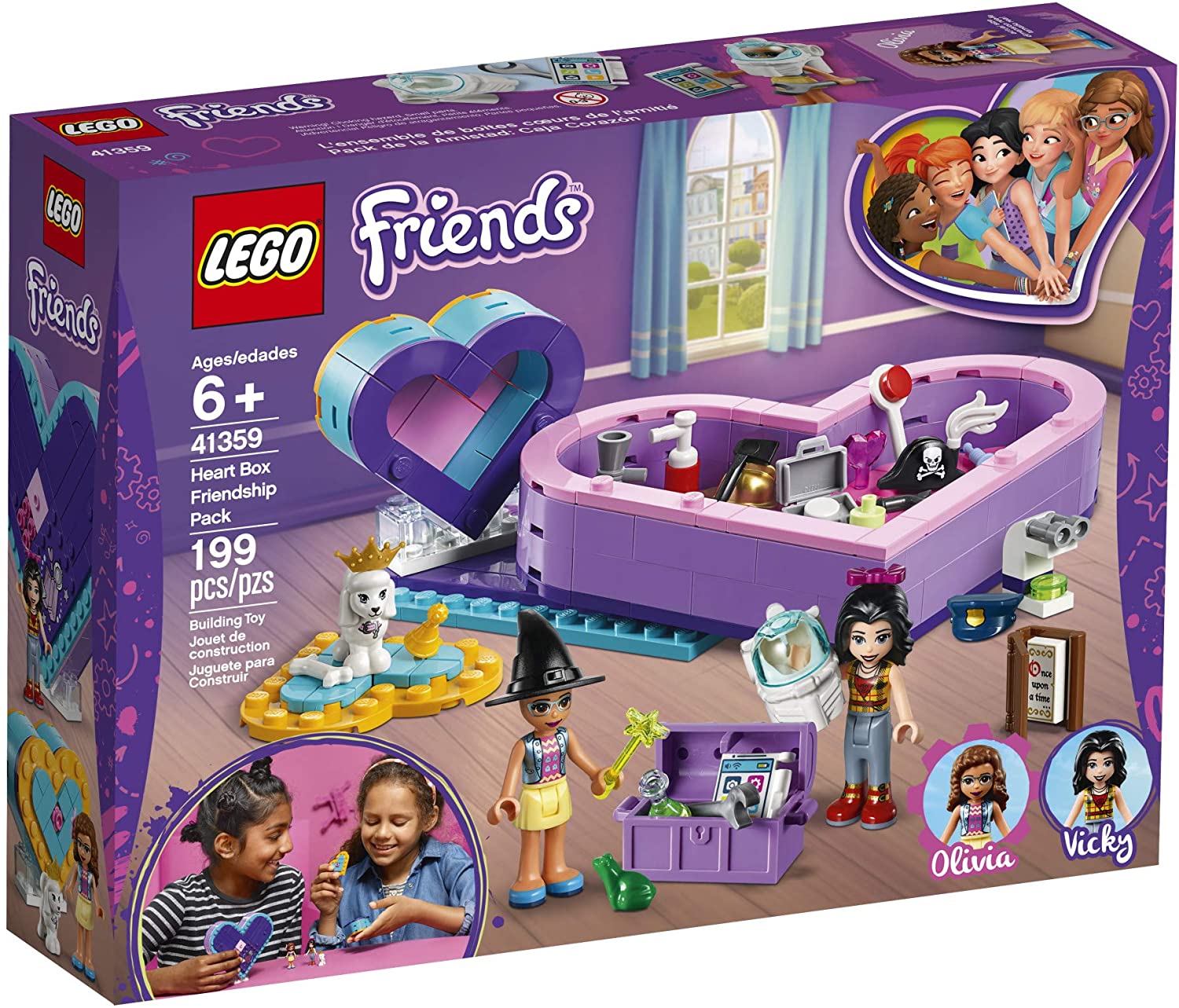 LEGO Aged 6 Plus Friends Heart Box Friendship Pack