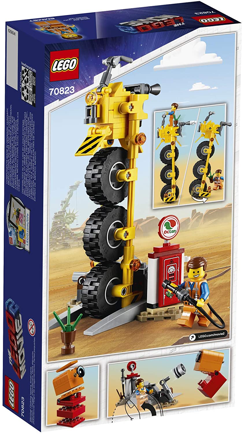 LEGO Aged 7 Plus The LEGO Movie 2 Emmets Thricycle Toy Of 174 Piece Sets