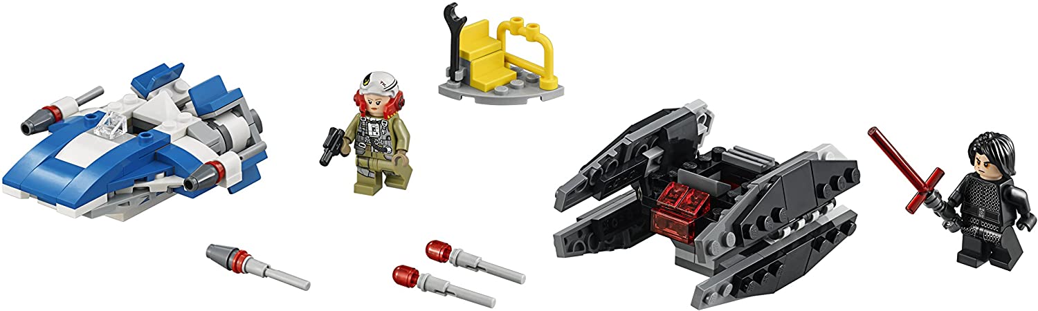 LEGO Ages 6 To 12 Star Wars A Wing Vs TIE Silencer Microfighters Combat Toy Of 188 Piece Sets