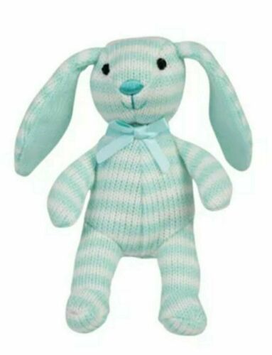 FAO Schwarz Babies 4 Textured Stripe Floppy Bunny Plush Toys