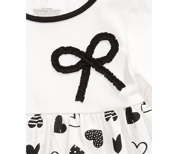 First Impressions Infant Girls Cotton Printed Hearts Tunic