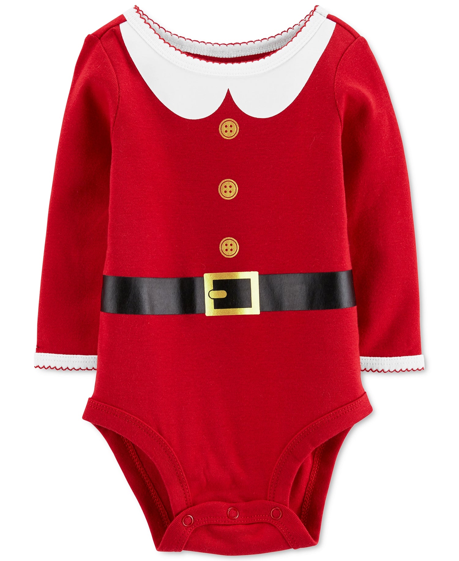 allbrand365 Designer Infant Girls Santa Hat Bodysuit And Pants Set 3 Piece Set