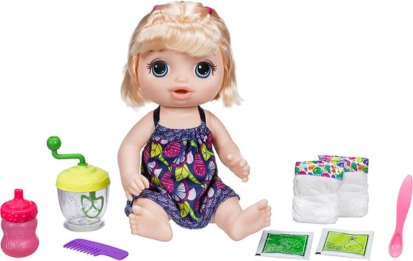 Baby Alive Sweet Spoonfuls Blonde Baby Doll Girl