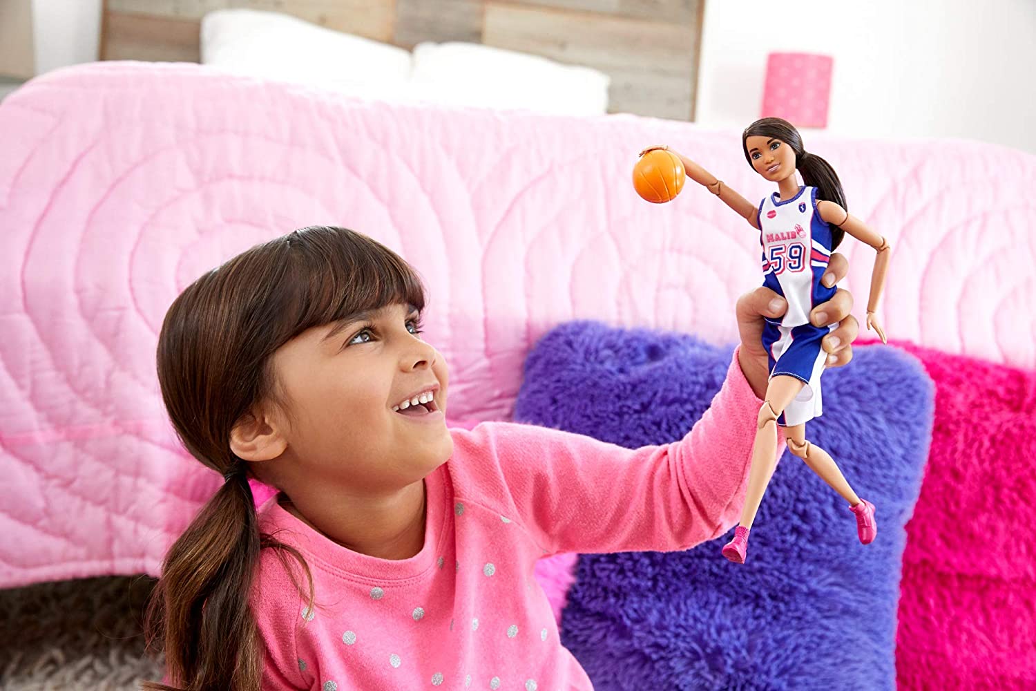 Barbie Aged 3 Plus Made To Move Basketball Player Doll