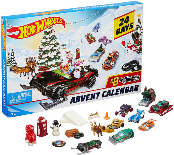 Hot Wheels Aged 3+ Advent Calendar Play Vehicles Color Multi