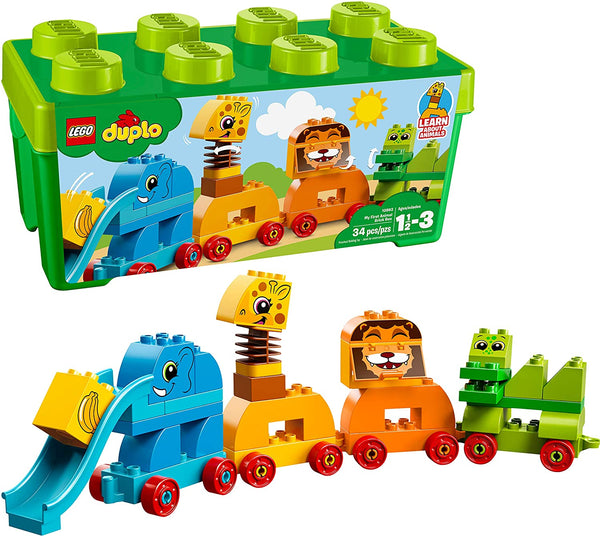 LEGO Ages 1 To 3 Duplo My First Animal Brick Box Blocks Of 34 Piece Sets