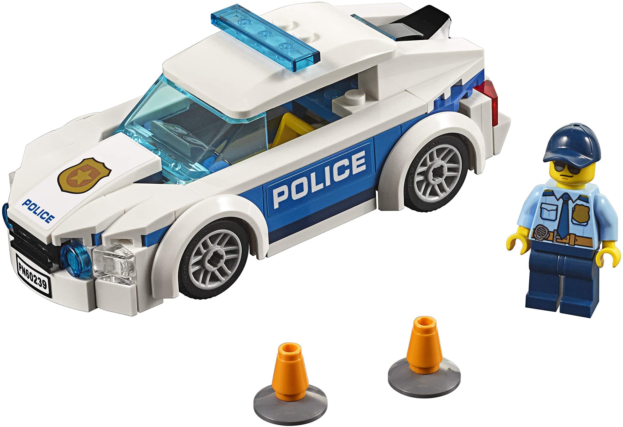 LEGO Aged 5 Plus City Police Patrol Car Toy Of 92 Piece Sets