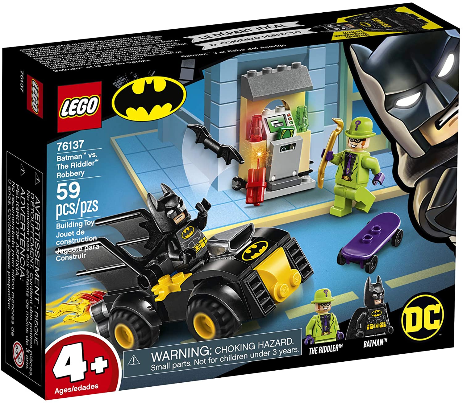 LEGO Aged 4 Plus Batman Vs The Riddle Robbery Kit Of 59 Piece Sets