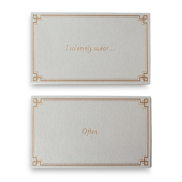 Matchdaddy Solemnly Swear Matches Color Silver