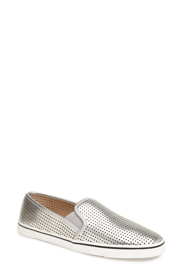 Dolce Vita Womens Mint Stella Slip-On Sneakers Color Silver/White