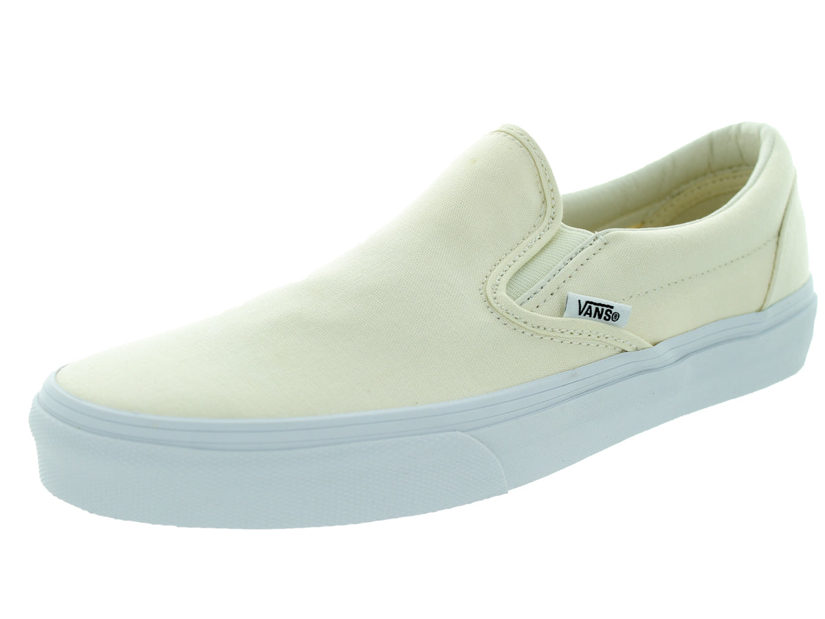 Vans Mens Classic Slip On Sneakers Color True White