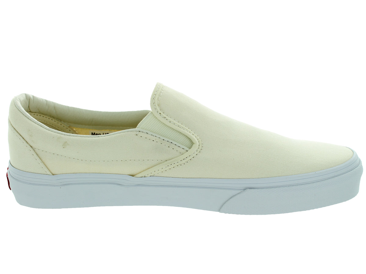 Vans Mens Classic Slip On Sneakers Color True White