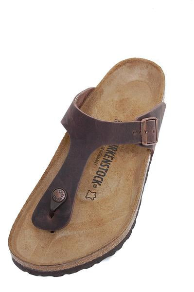Birkenstock Womens Gizeh Bs Habana Leather Sandals