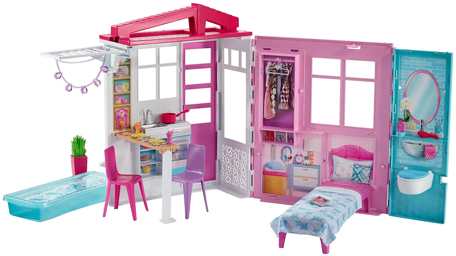 Barbie Age 3 Plus Fully Furnished Dollhouse