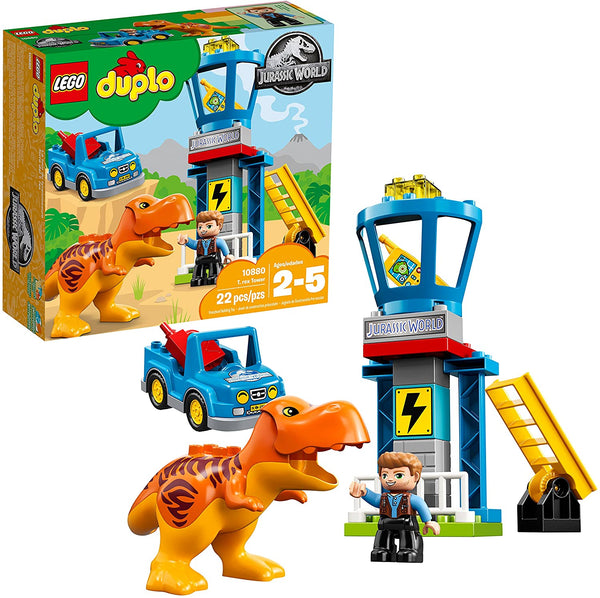 LEGO Ages 2 To 5 Duplo Jurassic T Rex Tower Dinosaur Toy Of 22 Piece Sets