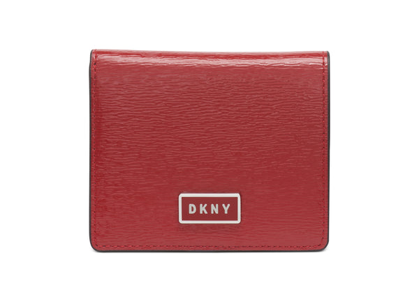 DKNY Womens Gigi Leather Flat Wallet