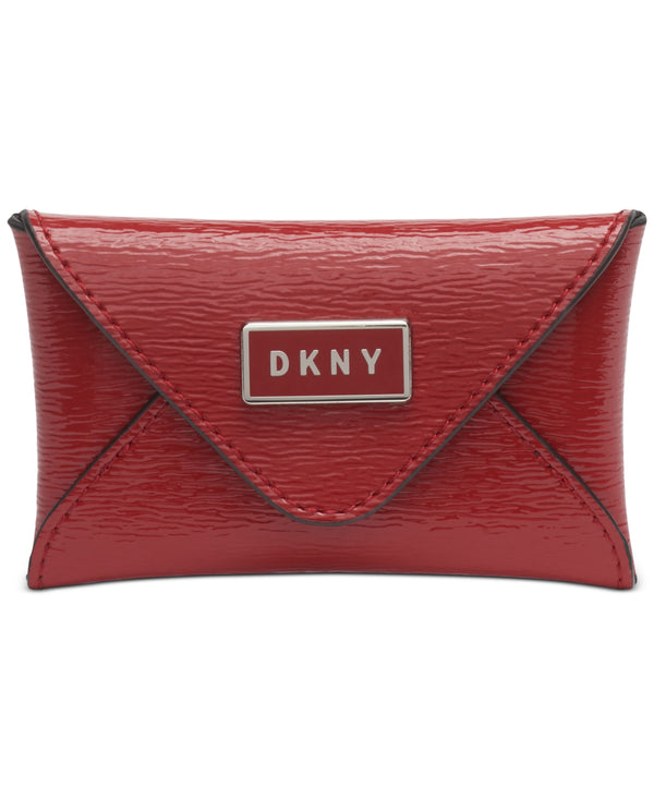 DKNY Womens Gigi Leather Envelope Card Case