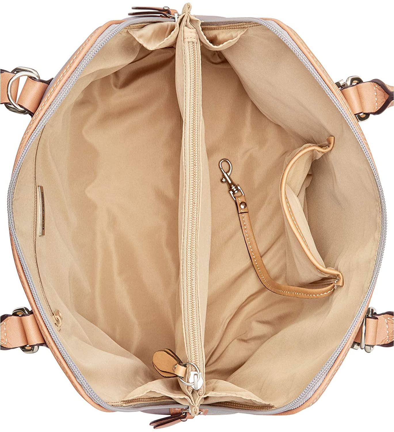 Giani Bernini Womens Saffiano Dome Satchel Handbag