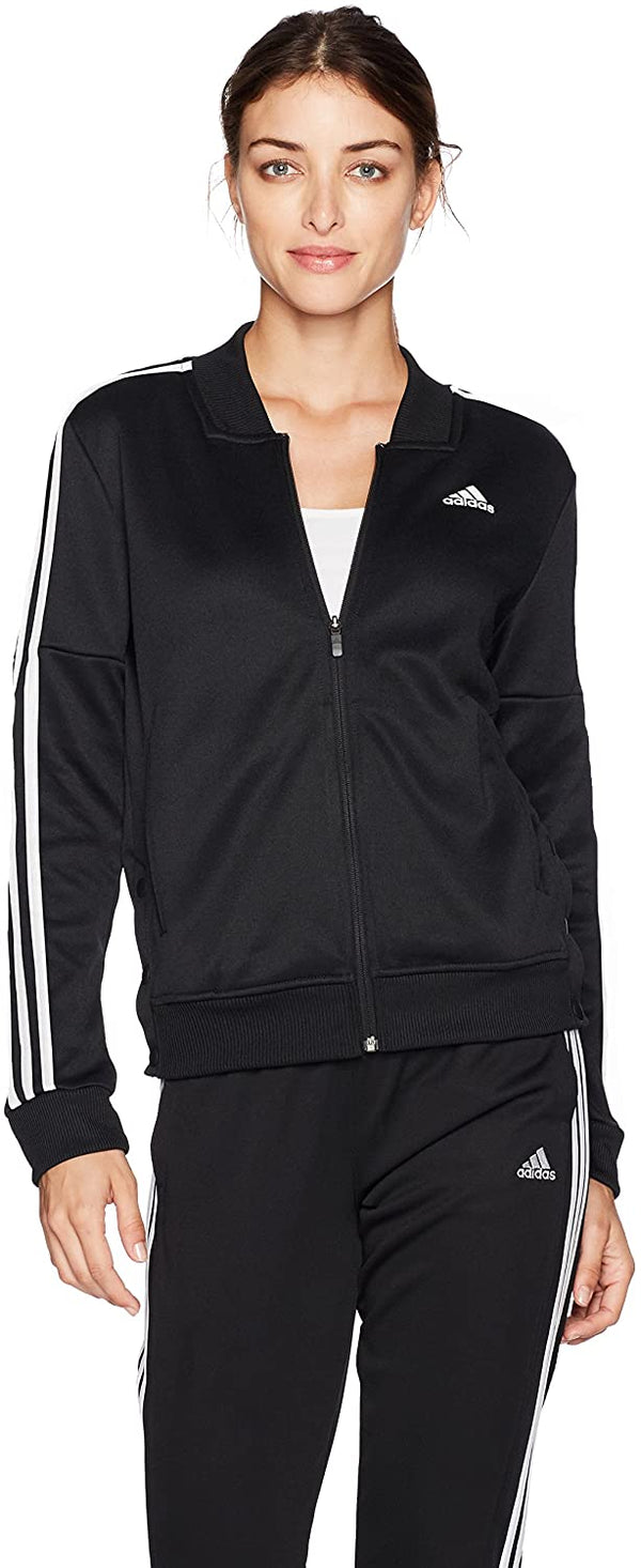 Adidas Womens Tricot Snap Track Jacket