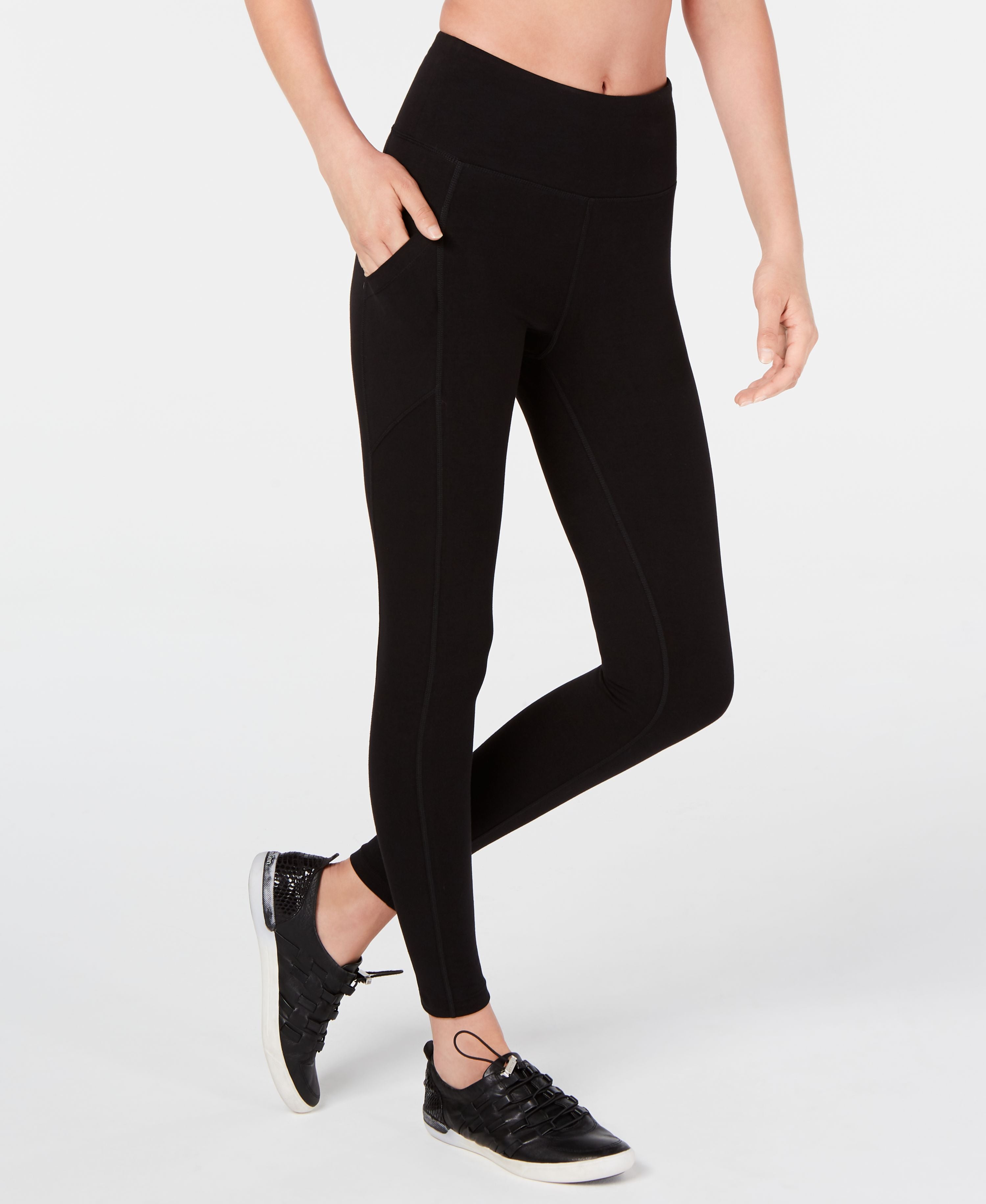 Calvin Klein Womens Logo High waist Leggings