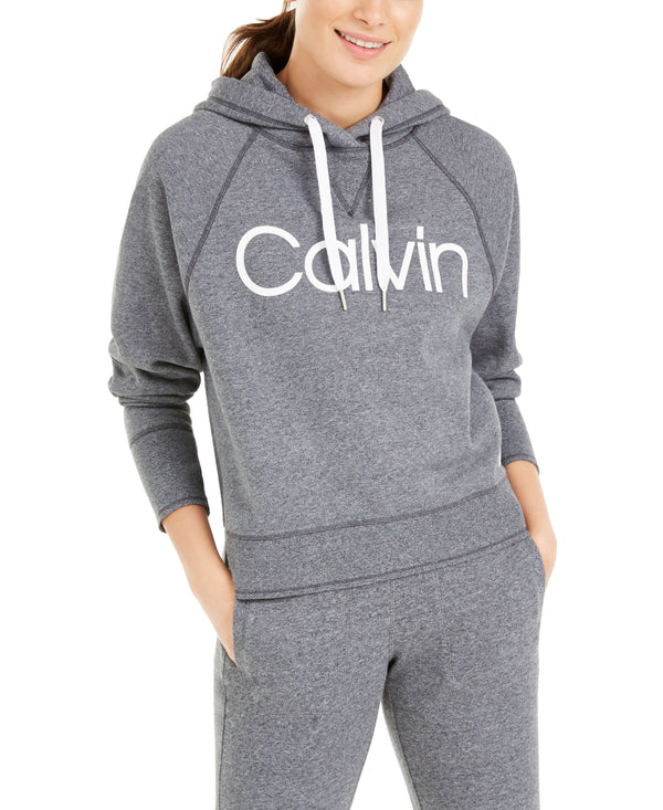 Calvin Klein Womens Relaxed Logo Hoodie