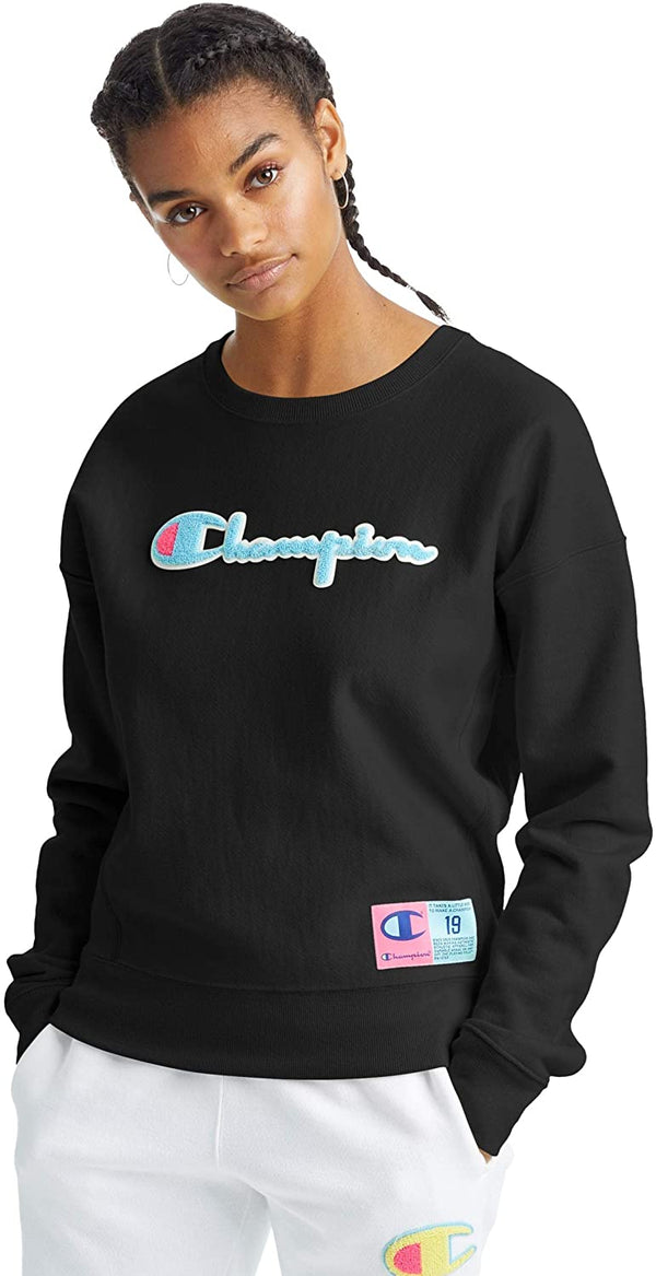 Champion Womens Reverse Weave Crew Neck Sweatshirt