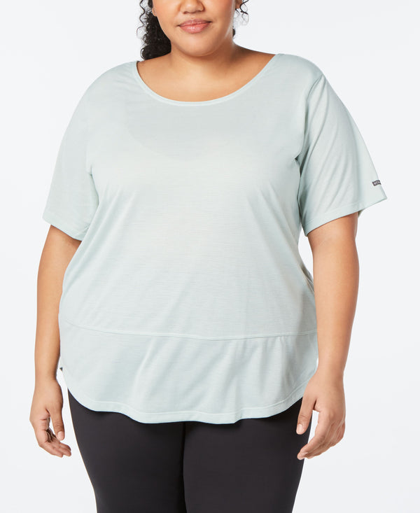 Columbia Womens Plus Size Casual Ss Shirt Active T-shirt