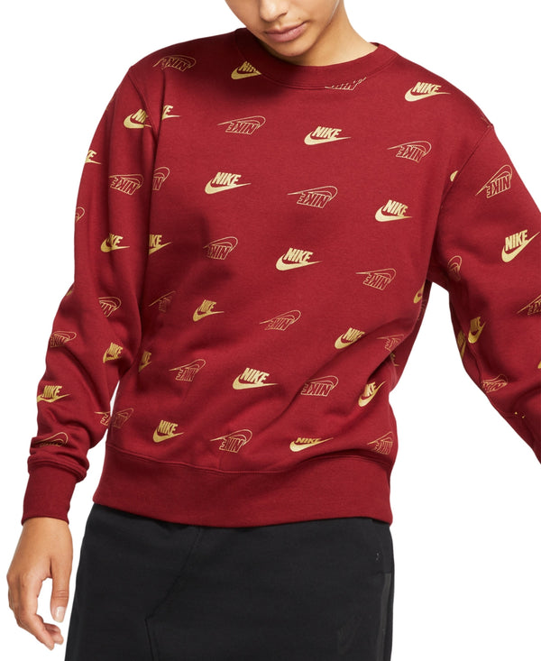 Nike Womens Shine Metallic Print Sweatshirt
