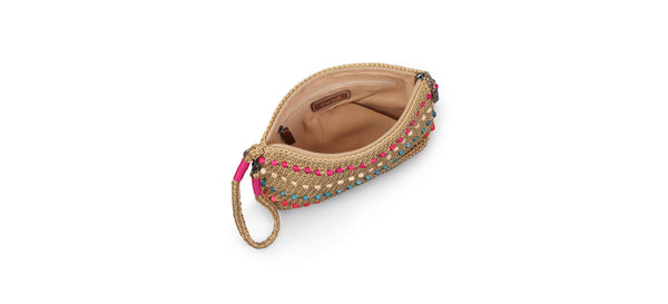 The Sak Womens Sayulita Crochet Wristlet