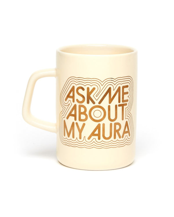 Ban.do Hot Stuff Ask Me About My Aura Big Ceramic Mug