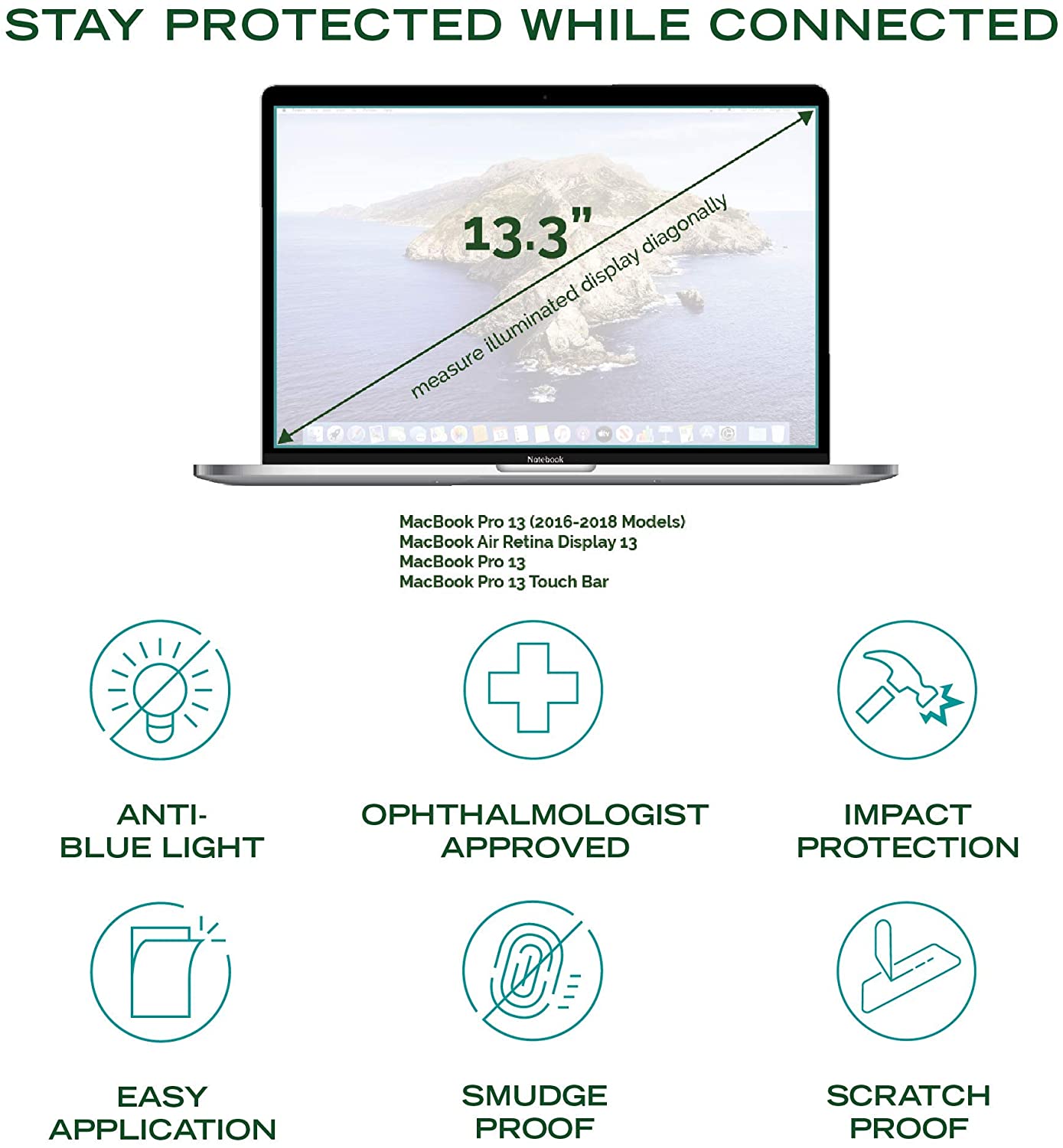 Eyejust Macbook 15 Light Blocking Screen Protector