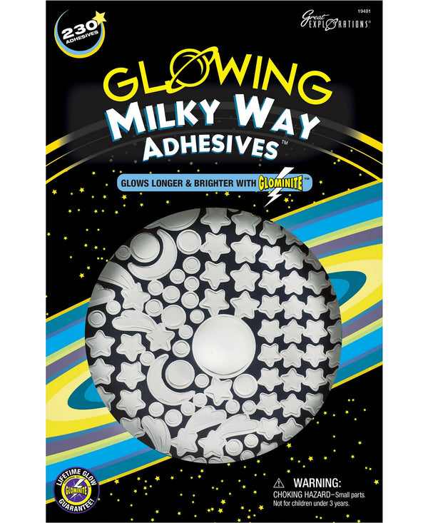 University Games Aged 5+ Great Explorations Glowing Milky Way Adhesives