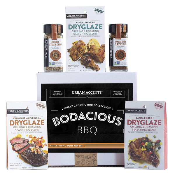Urban Accents Bodacious Bbq Gourmet Grilling Rub Collection Gift Set