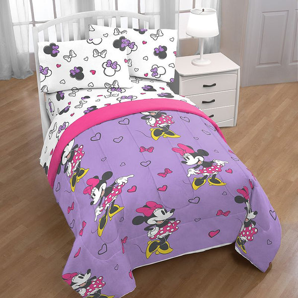 Disney Bedding Minnie Mouse Love Comforter Bedding