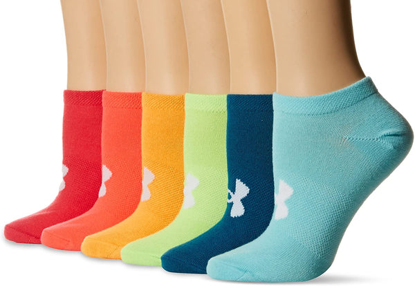 Under Armour Womens Liner No Show Socks 6 Pairs