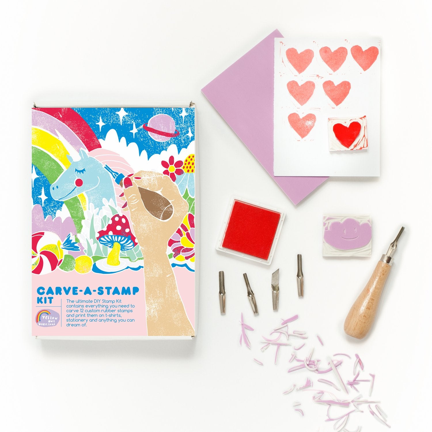 Yellow Owl Workshop Gift Carve A Stamp Kit
